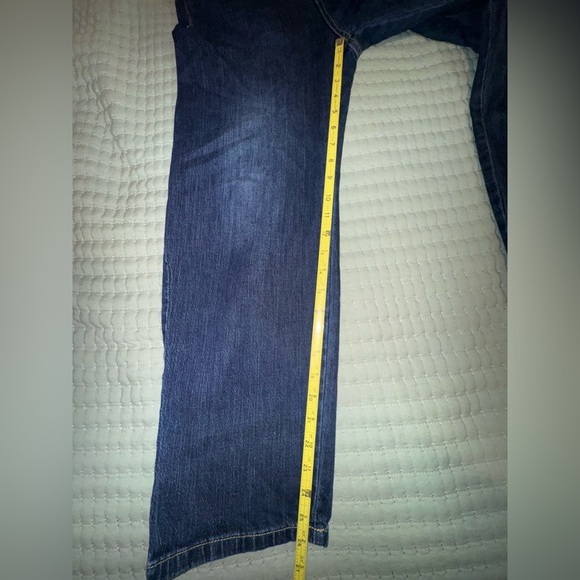 Pilcro Anthropologie Jeans Womens Blue Denim Wide Leg Baggy Loose EUC. Size 27 - Picture 5 of 13